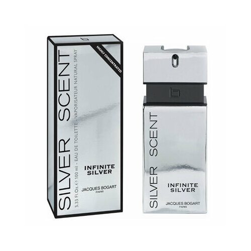 Туалетная вода Jacques Bogart Silver Scent Infinite Silver 100 мл. + спрей д/тела 200 мл. лаванда эрли вайт сцент