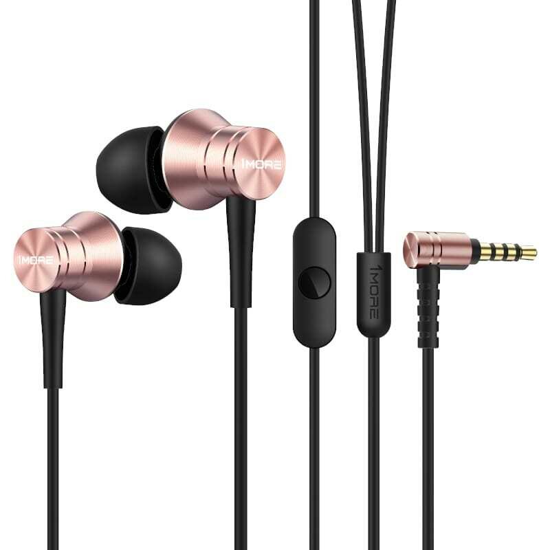 Наушники с микрофоном 1MORE Piston Fit In-Ear Headphones E1009 Pink