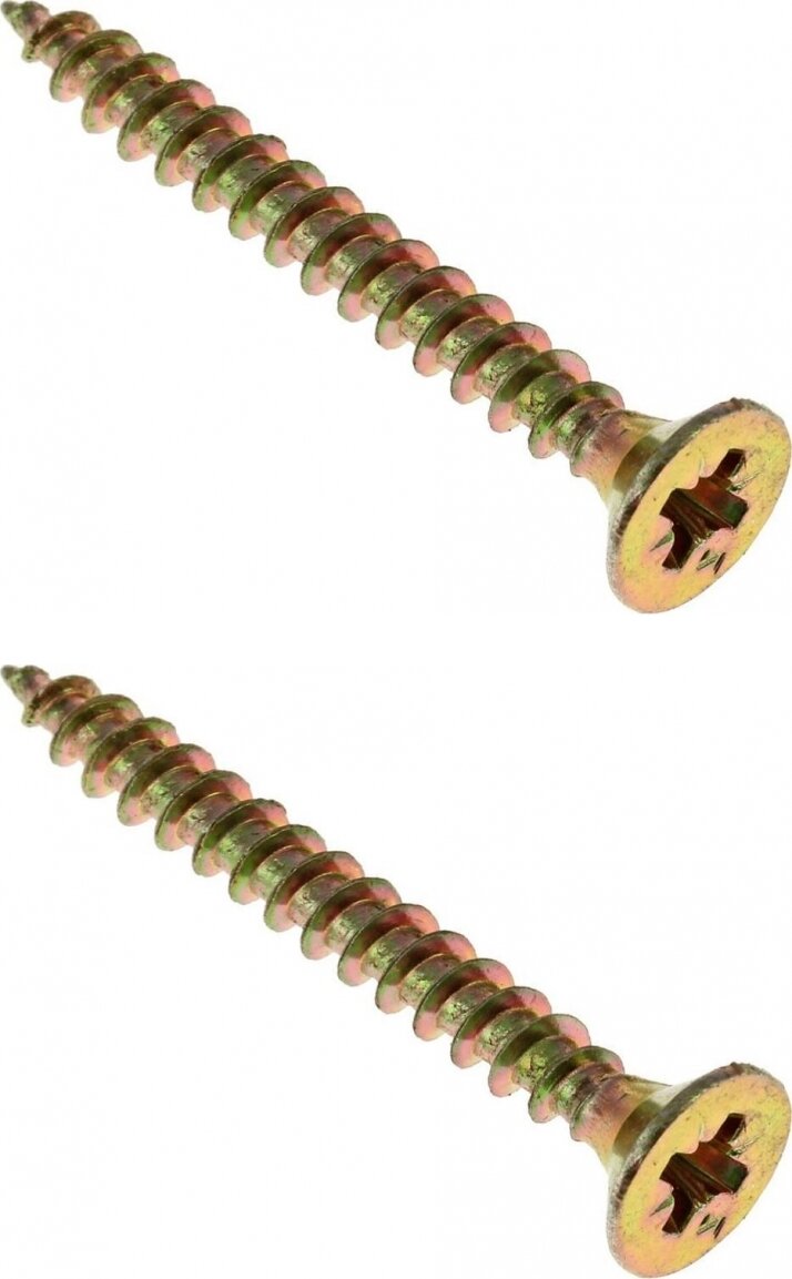 фото Саморез универсальный Tech-Krep 4.0x40 потайной частая резьба (15 шт.) (комплект из 2 уп.)