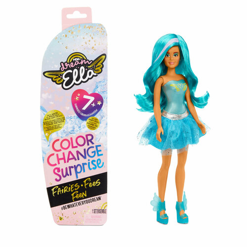 Dream Ella Color Change Surprise Fairies - Teal 11.5 Fashion Doll, 578017 уорнер элла хозяин мечты