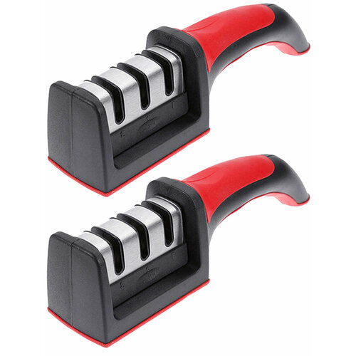 Ножеточка механическая c 3 этапами острой заточки Комплект из 2 шт 794₽