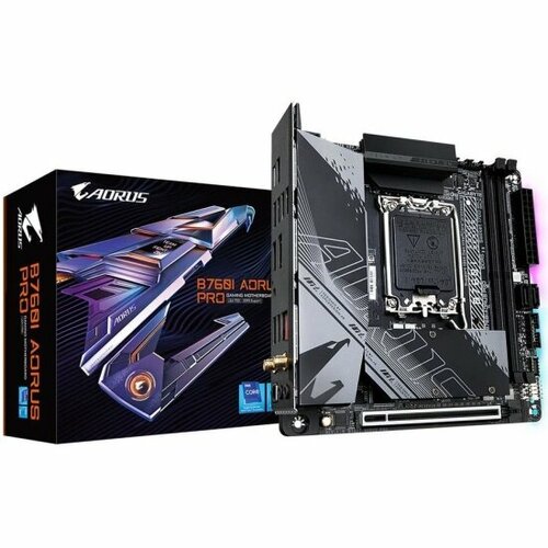 Материнская плата Gigabyte B760I AORUS PRO LGA1700 mini-ITX 2286500₽