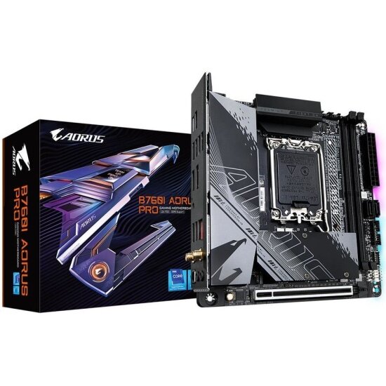 Материнская плата Gigabyte B760I AORUS PRO (LGA1700, mini-ITX)