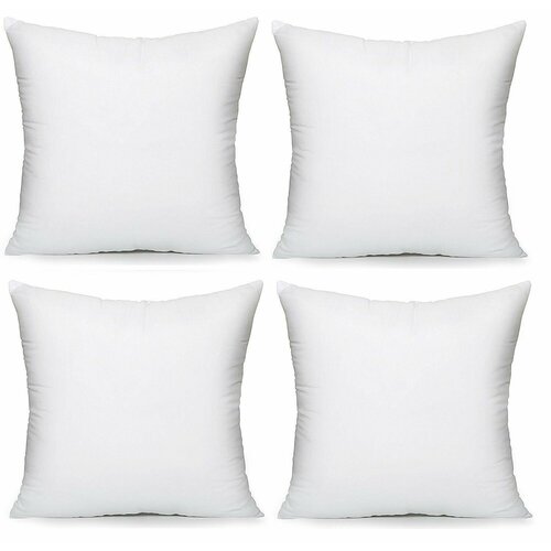 Подушка декоративная 4 штуки 3030см габардин Вставки для подушек Гипоаллергенно 1447₽