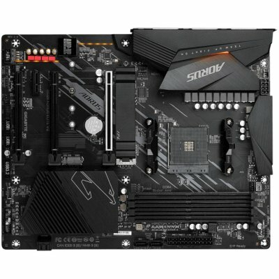 Материнская плата B550 Aorus Elite V2 Форм-фактор: ATX, чипсет: AMD B550, сокет: AM4, слоты: 4 слота DDR4 DIMM (2133 - 4733 МГц), SATA: 6 Гбит/с х4