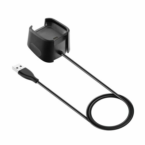 Зарядное USB устройство 1м для Fitbit Versa 2 черный