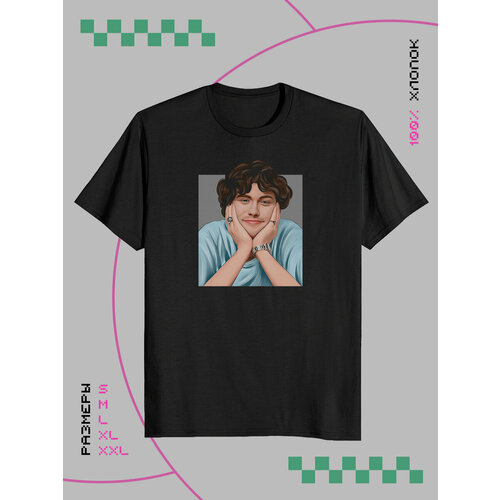 фото Футболка размер m, черный keks