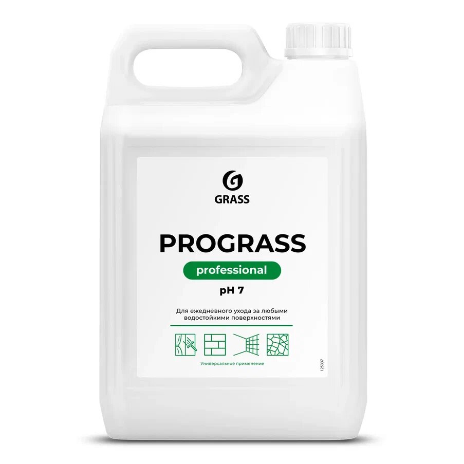 Grass Универсальное моющее средство Prograss, 5 л, 5 кг, 1 уп, 002 белый