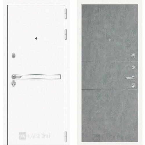 Входная дверь Labirint Лайн WHITE 21 880x2050, открывание левое входная дверь labirint лайн white 22 белый софт 880x2050 открывание левое