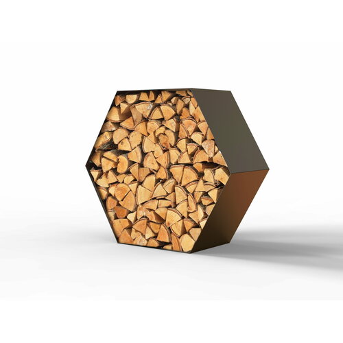 Дровница сота дизайнерская