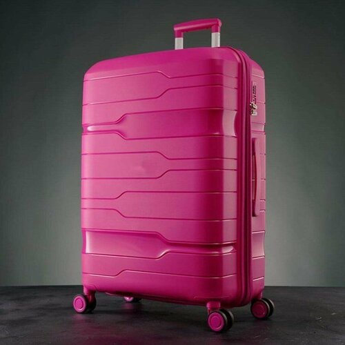 Чемодан Impreza 1710003, 75 л, размер M, красный, розовый чемодан impreza 1710001 75 л размер m зеленый