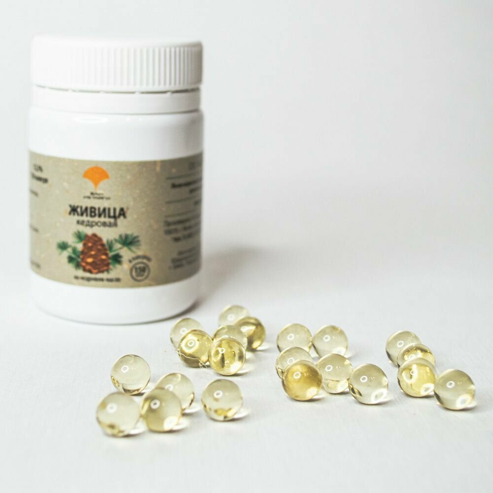 фото Живица кедровая на кедровом масле 12,5% капсулы, АлтайБиоПроект, 150 шт