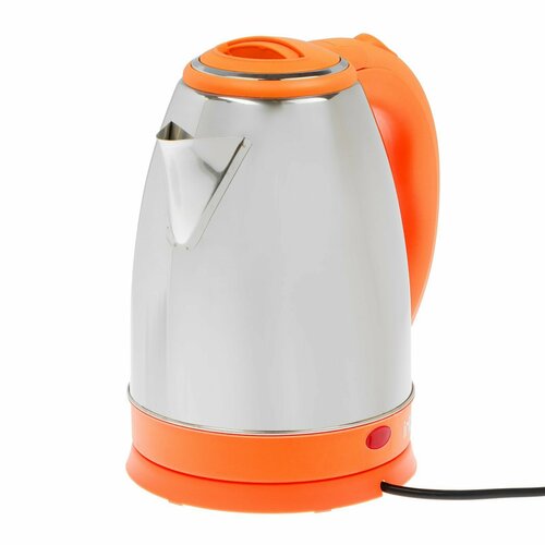 Чайник электрический IR-1347, металл, 1.8 л, 1500 Вт, оранжевый