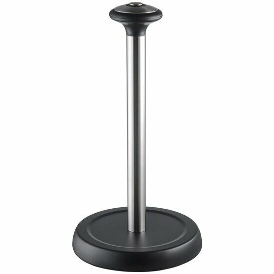 Держатель для бумажных полотенец Smart Solutions Mio 195х37 см черный/хром (SS-PTH-IR-BLK-19.5-35.5)