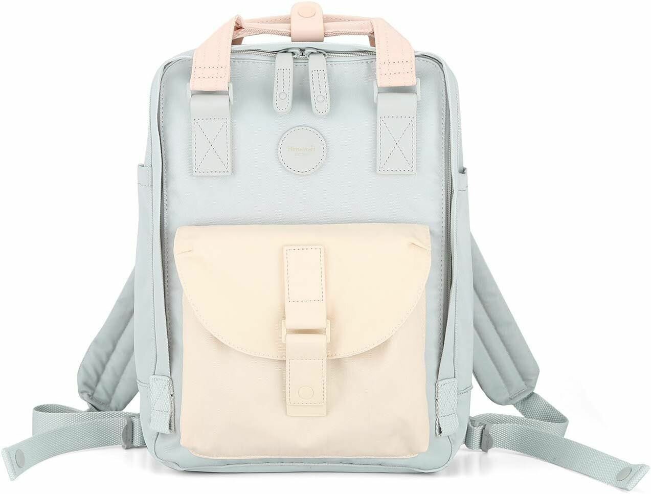 фото Рюкзак Himawari 200 Айвори - светло-зеленый - голубой