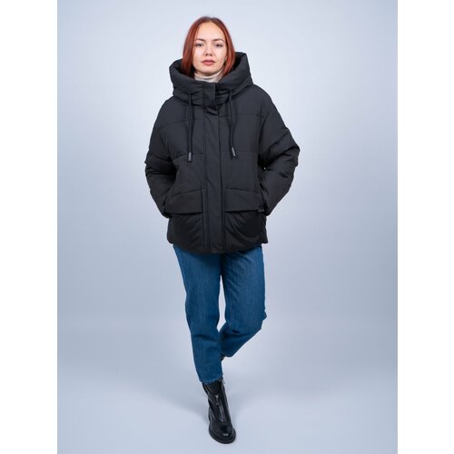 фото Куртка , размер 46, черный 365 clothes