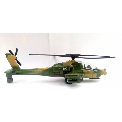 фото "коллекционный вертолет" - металлическая моделька военного вертолета в камуфляже технопарк