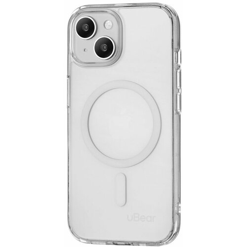 чехол для смартфона с magsafe zagg crystal palace clear snap для iphone 14 6 1 прозрачный Чехол для iPhone 14 Clear Case Magsafe Protect (Прозрачный)