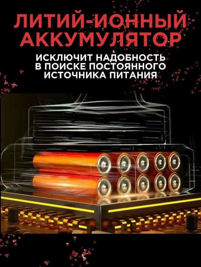Пила аккумуляторная цепная 24Вт один аккумулятор Li-ion 2000 mAH — фото 5