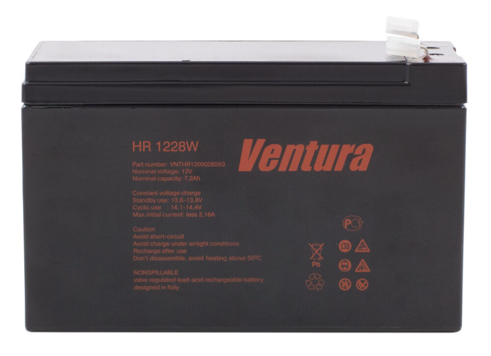 Аккумуляторная батарея Ventura HR 1228W 12В 7 А·ч