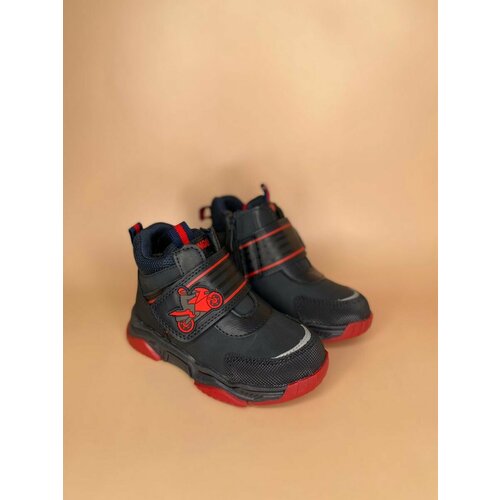 фото Ботинки flamingo, размер 23, черный