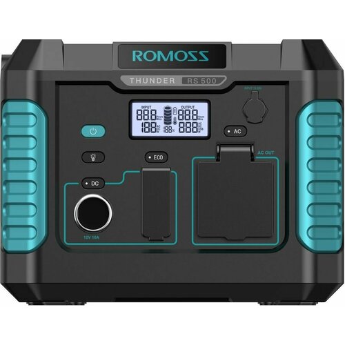 Универсальный внешний аккумулятор Romoss RS500 черныйголубой RS500-2B2-G153H 4419300₽