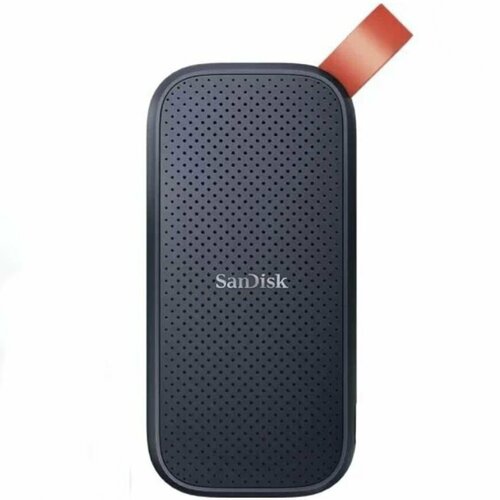 Внешний жесткий диск SSD SANDISK Portable 2.0 TB USB 3.2 Gen 2 (SDSSDE30-2T00-G25) черный матовый