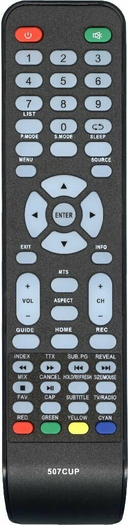 Пульт для Telefunken 507CUP для телевизора LCD