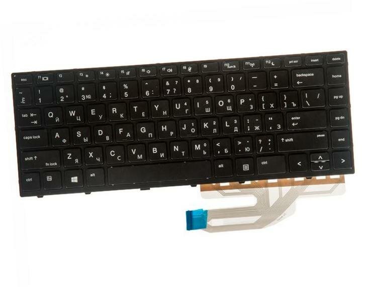 Клавиатура для ноутбука HP Probook 430 G5, 440 G5, 445 G5, black, без подсветки