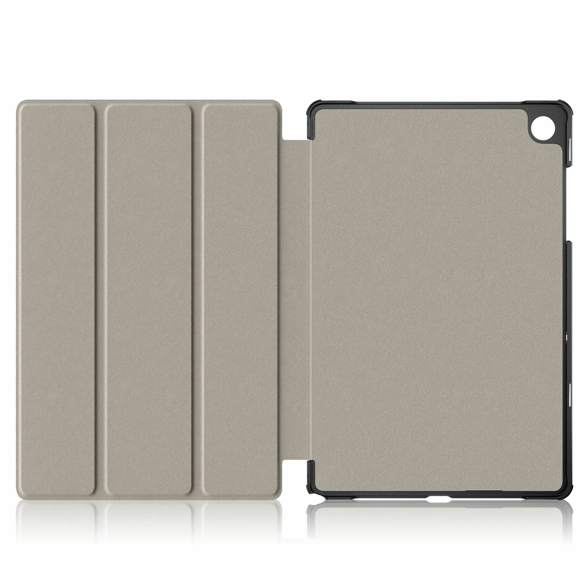 Чехол для планшета Samsung Galaxy Tab A9 (2023) 8.7 дюйма (SM-X110/X115), с магнитом, прочный пластик (черный)
