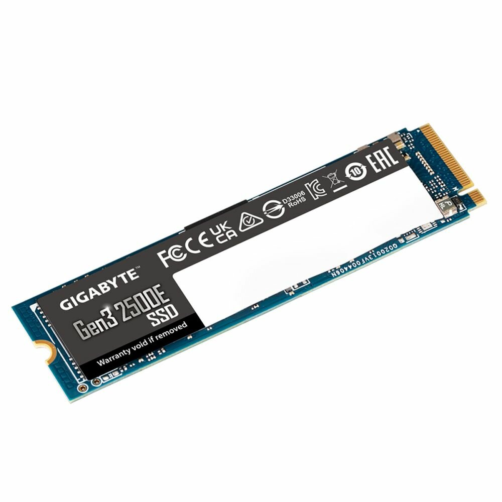 Накопитель SSD M.2 2280 GIGABYTE Gen3 2500E 2TB PCIe 3.0x4, NVMe 1.3 2400/2000MB/s MTBF 1.5M 480TBW - фото №5