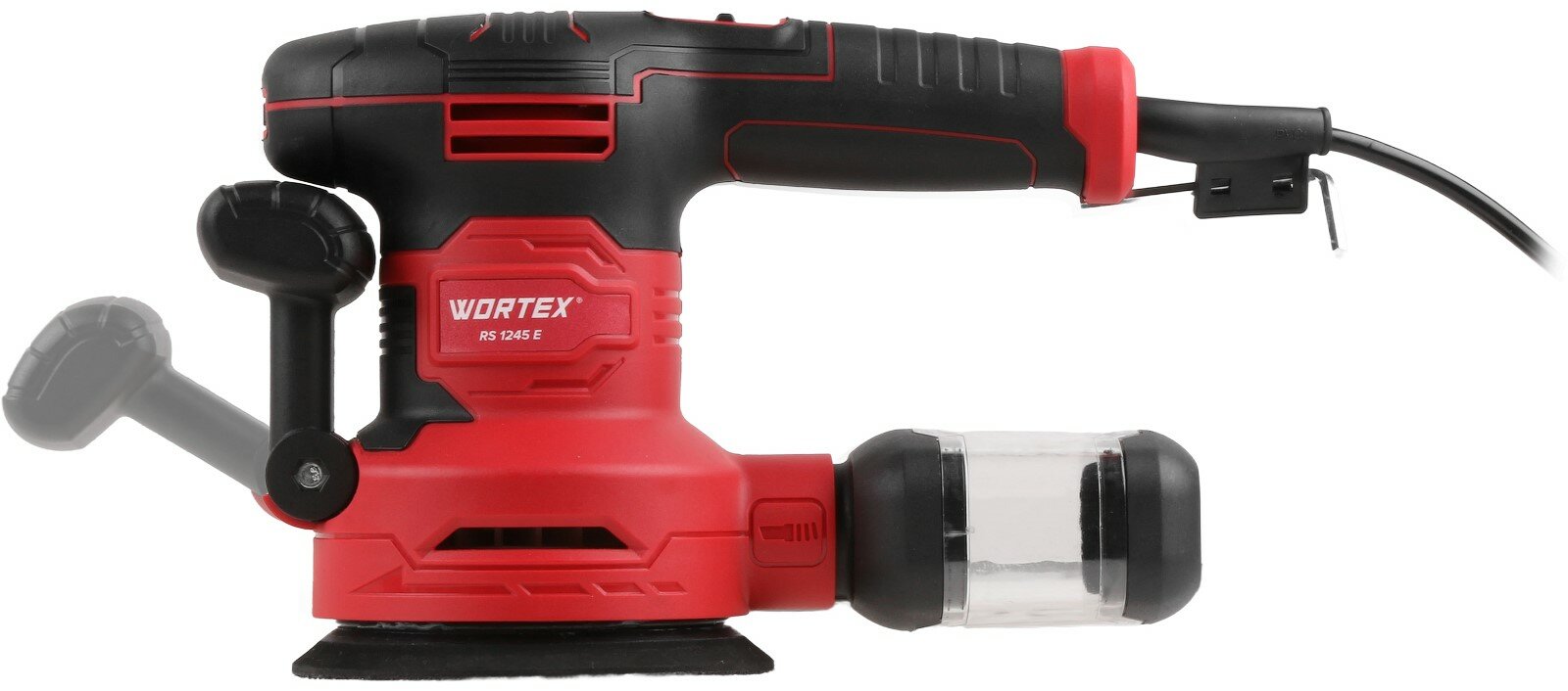 Эксцентриковая шлифмашина WORTEX RS 1245 E в кор. (430 Вт, 125 мм, 7000-14000 об/мин, амплитуда колебаний 2 мм, регул. об, доп. рукоятка.) (1333395)