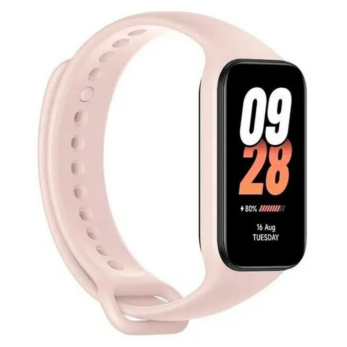 Фитнес-браслет Xiaomi Mi Smart Band 8 Active, 1.47", Amoled, BT 5.2, 190 мАч, розовый