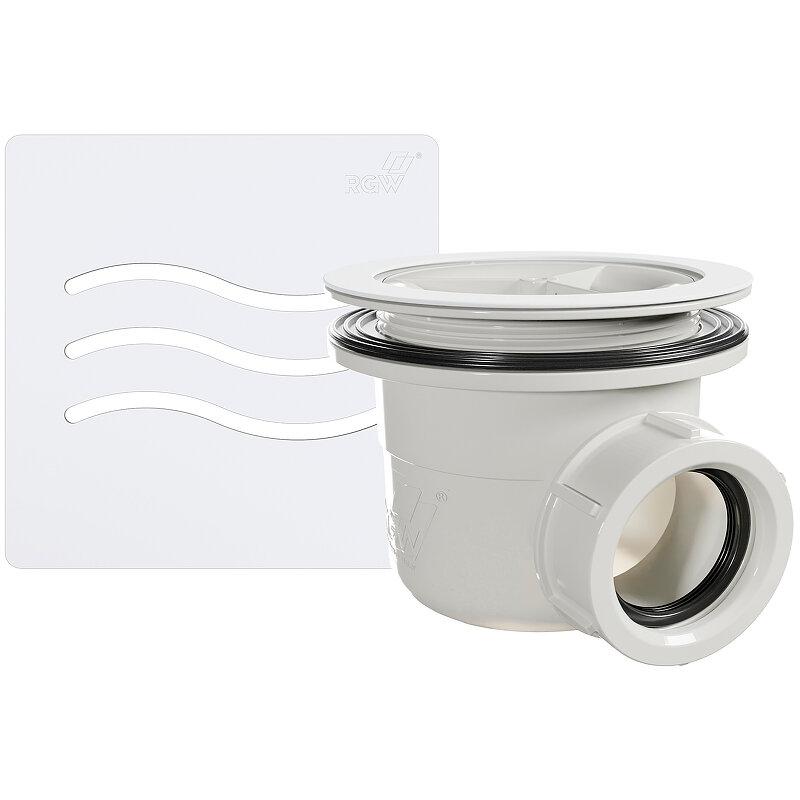 фото Сифон для душевого поддона RGW S-010-1 502411101-01 Белый