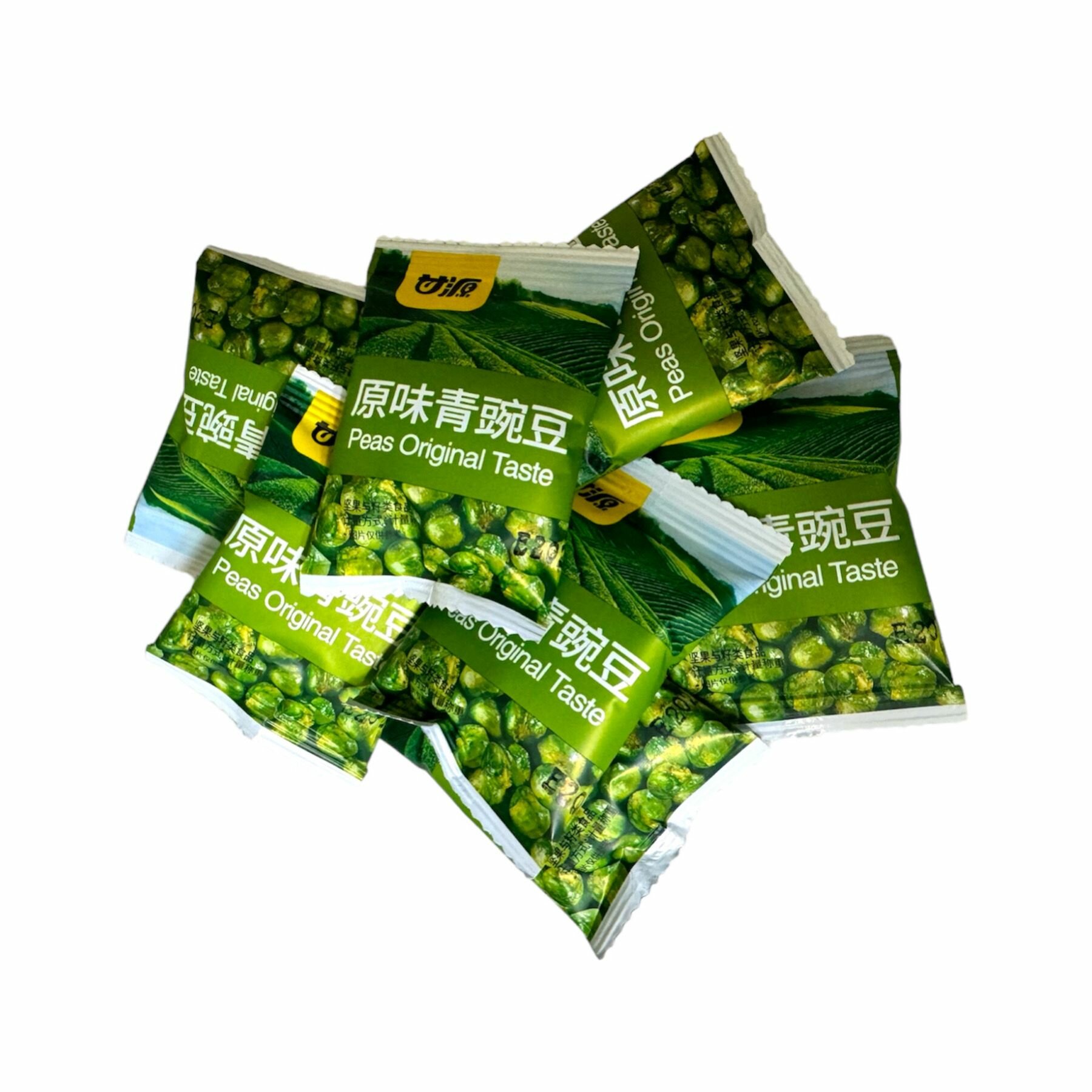 Жареный зеленый горошек с оригинальным вкусом упаковка 75 гр - фотография № 3
