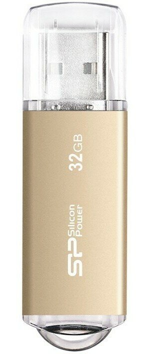 USB Flash накопитель 32Gb Silicon Power Ultima II I-series Champagne (SP032GBUF2M01V1C)