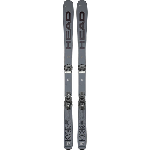 Горные лыжи HEAD Kore 87 + ATTACK 11 BR 110 (23/24) Gray-Black, 177 см