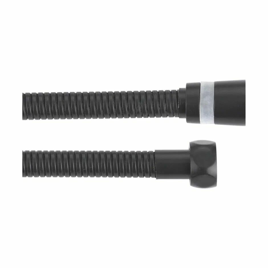 Душевой шланг Rose RE34-15 RE34-15, черный, металлический, 150см