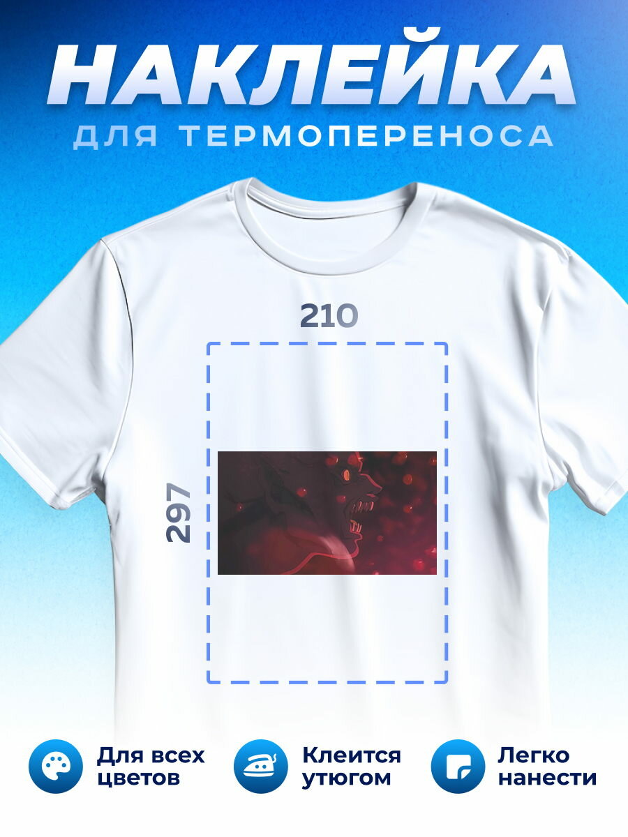 Термонаклейка для одежды наклейка Клеймор Аниме_0049