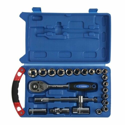 Набор инструментов в кейсе тундра автомобильный 12 23 предмета 3992₽