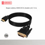 Кабель Mobiledata HDMI-DVI-D, Dual Link 1.8 м, для Smart TV PS4 монитора