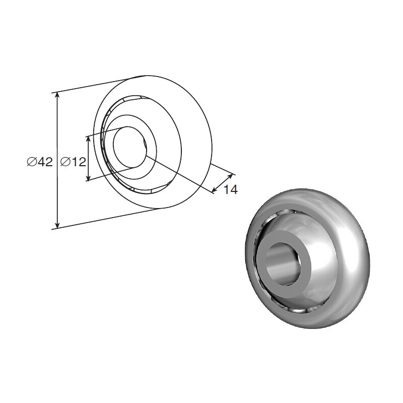 DoorHan: Подшипник BR42