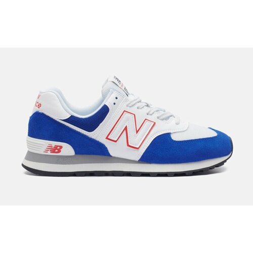 Кроссовки New Balance 574, полнота D, размер RU 43 / EU 44 / 28 м, белый, синий