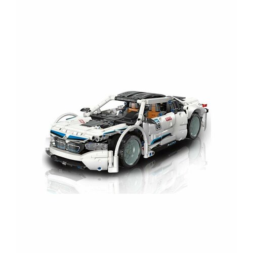Конструктор машина Jiestar 92016 BMW I8 Super Car 1263 детали / сборная модель пластиковая без моторизации / спорткар развивающая игрушка для детей