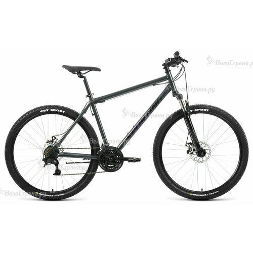 Горный велосипед Forward Sporting 27,5 2.2 D (2022) 17 Серо-черный (156-170 см) женский велосипед forward iris 26 1 0 2022 17 серо розовый 156 170 см