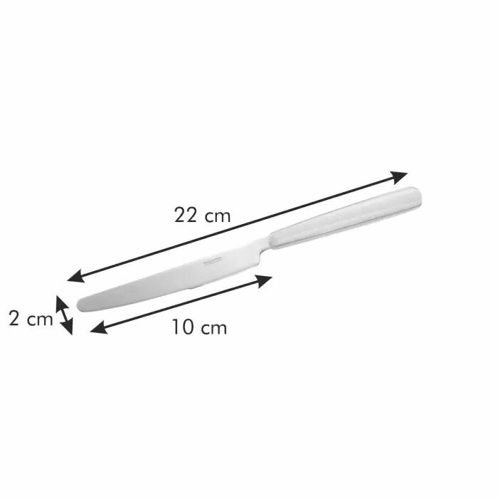 Столовый нож Tescoma FANCY HOME, синий, нержавеющая сталь, 22 см — фото 1