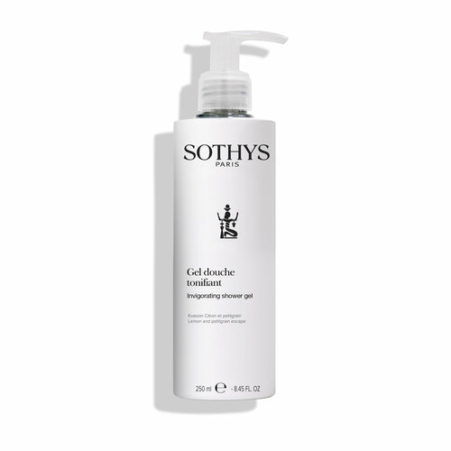 Sothys, Тонизирующий гель для душа Лимон-Петитгрейн Shower Gel 250 мл. sothys тонизирующий лосьон для тела лимон петитгрейн 200 мл sothys body