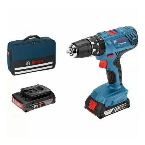 Дрель-шуруповерт Bosch GSB 18V-21 2 x 20 Ah Сумка 0615990K41 38999₽