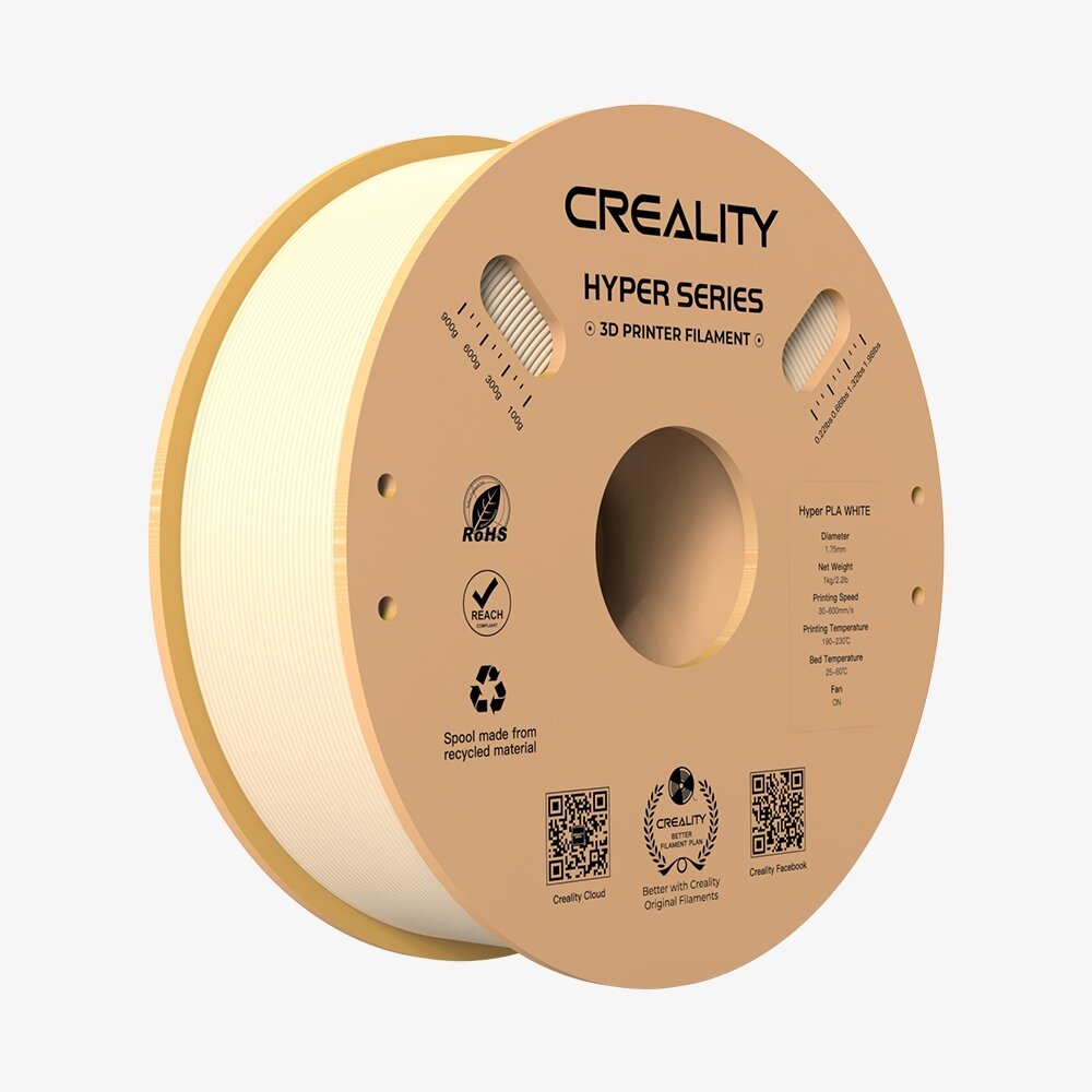 Филамент Creality Hyper Series PLA 3D Printing 1kg Телесный