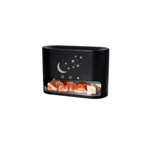 Увлажнитель воздуха с эффектом пламени с гималайской солью Черный 209900₽